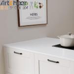 Modern Stylish American Style Kitchen Cabinets in Solid Wood with Customized