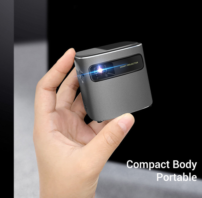 1080p DLP Portable Bluetooth Projector For Home Theater Office ODM