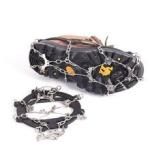 LANDWIND Ice Snow Grips, Anti Slip Crampons, 10/18 Manganese Steel Spikes,