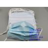 Buy cheap Hypoallergenic Surgical Disposable Mask , Lint Free Disposable 3 Ply Face Mask from wholesalers