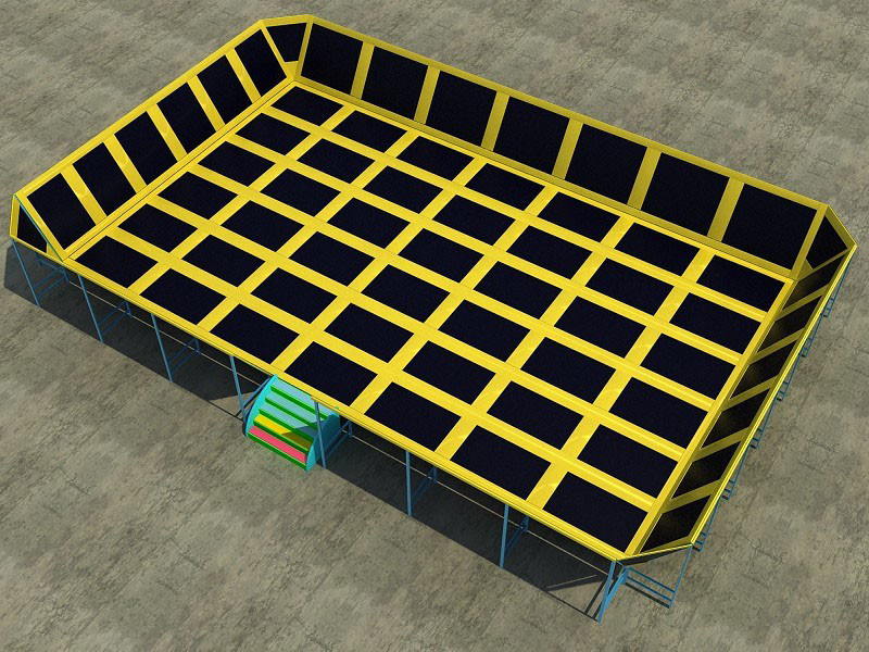 indoor trampoline park equipment kids sand pit zone jump zone trampoline for commercial
