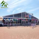 Luxury Style Outdoor 30x50 Frame Tent PVC Wall With Lining Decoration