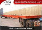 Double Vertical Plate 35T 25M Q345B Cargo Extension Trailer