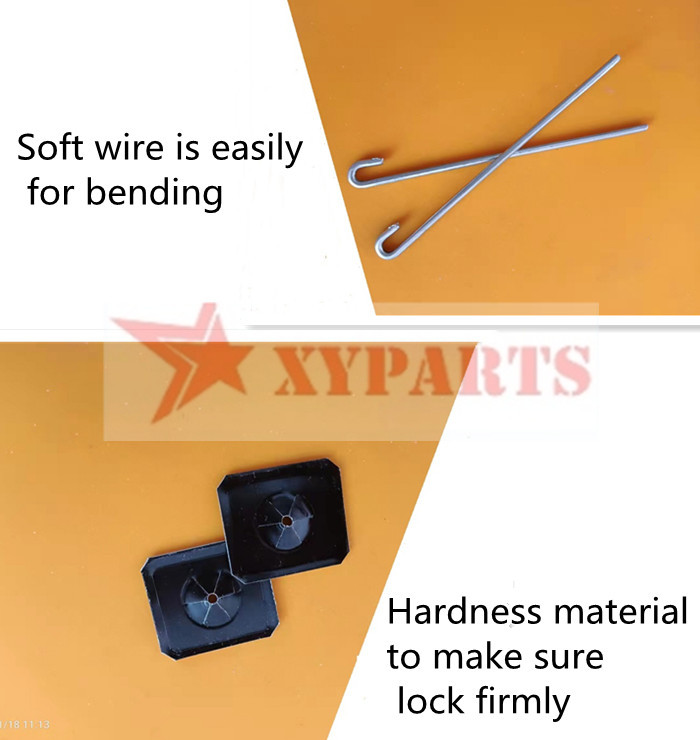 Aluminum J Hooks Solar Panel Pigeon Guard Mesh Clips For Bird Deterrent