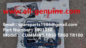 Quality 3801330 GASKET KIT CUMMINS TURBO CHARGER TEREX TR100 MINING RIGID DUMP TRUCK OFF HIGHWAY TRUCK GENUINE PARTS wholesale