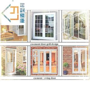 Quality Casement UPVC Window Profiles Rectangular High Security Custom Design wholesale