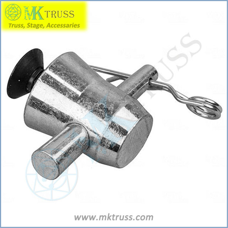 Aluminum Lighting Truss Accessories Half Spigot with Pin Clip