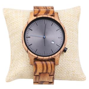 Quality Boyear Mens Stainless Steel Case Wooden Wrist Watch ,Ladies Fashion Dress Bamboo Watch OEM,Couple wrist watch wholesale