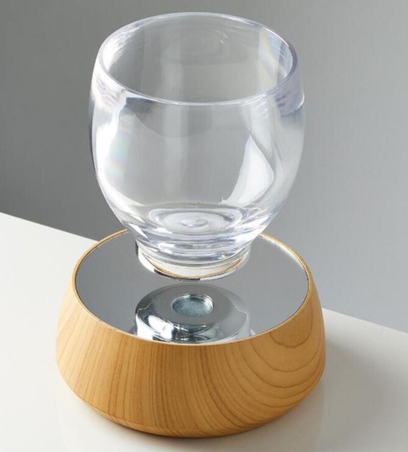 360 rotating magnetic floating bottom coffee cup water cup