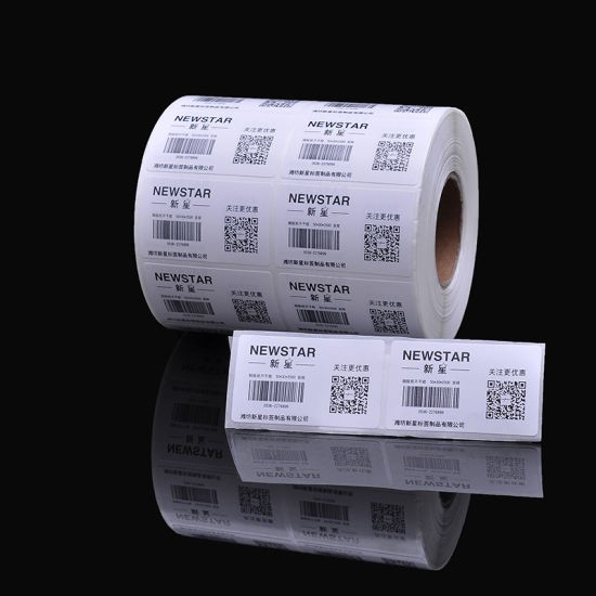 High Adhesive White Color Supermarket Custom Barcode Labels