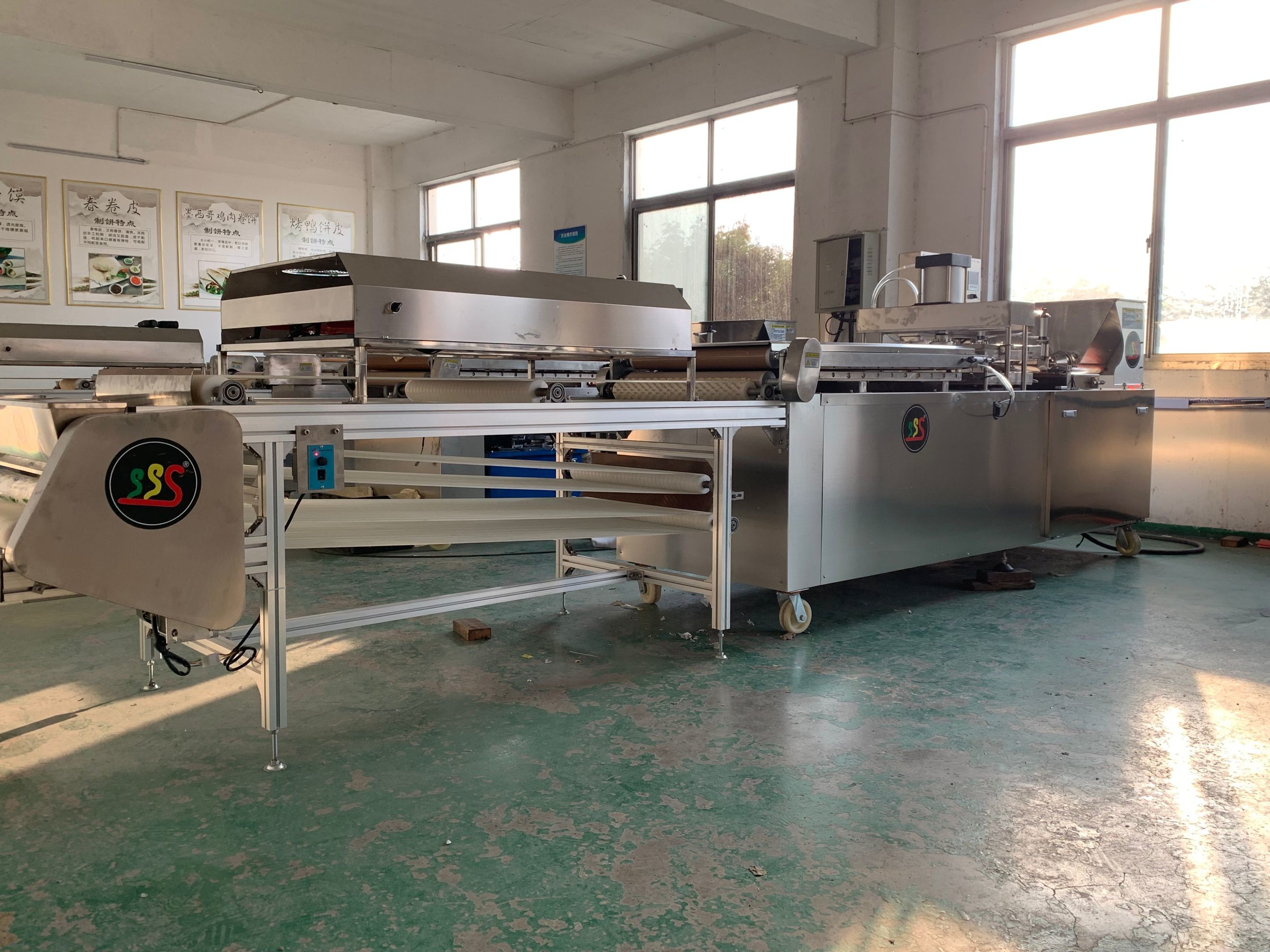 700 - 3000 Pieces/h Stainless Steel Tortilla Production Line 8 - 50cm