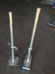 Stable Material Building Fasteners / Prop Jack Scaffolding Adjustable Hollow