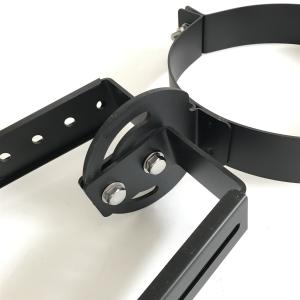 Quality Rotating Bracket Pellet Stove Exhaust Pipe Black Color 0.45mm-1.2mm Thickness wholesale