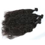 Natural Wave Real Human Hair Extensions 3 Bundles 7A Grade Shedding Free