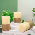 Handmade White Natural Soy Wax Candle Products Custom Scented Candle