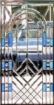 clear beveled decorative glass panels