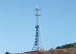 Galvanized / Painted Self Supporting Antenna Tower , Outside Antenna Mast Tower