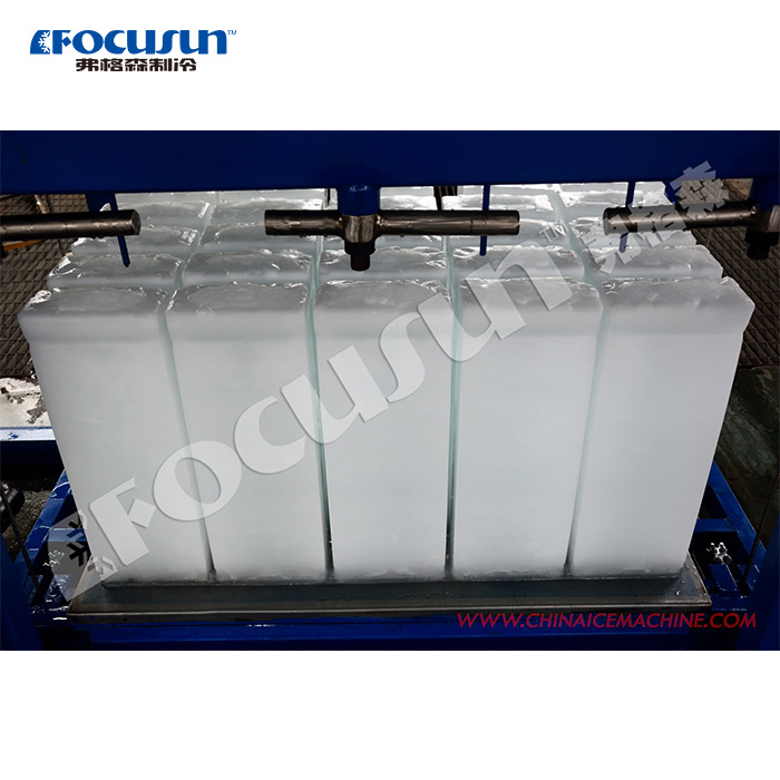 Aluminum Evaporator Automatic Ice Machine for High Capacity Air Cooler Block Ice