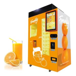 Quality Stainless Steel Orange Juice Vending Machine Bill Coin Change Scan Code wholesale