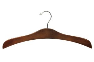 Quality Betterall WL8043 Antique Color Polished Chrome Hook Closet Garment Hanger Thin Wooden Clothes Hanger wholesale