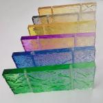 Artistic Textured Glass Brick Blocks for Residential and Commercial Projects