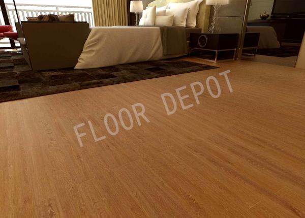 Carb2 AC4 Embossed Kitchen Laminate Flooring , Luxury Laminate Flooring Walnut