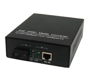 Quality Black Iron Gigabit Ethernet Poe Media Converter Multimode / Singlemode wholesale