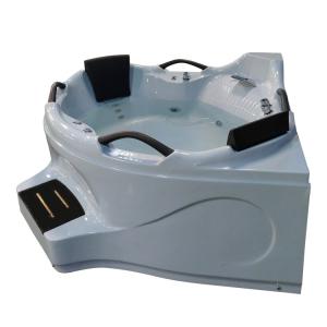Quality Whirlpool Massage Hydrotherapy Double Pump Corner Bathtub Hot Tub 2 Persons Double Jakuzzy wholesale