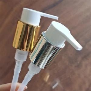 Quality Aluminum Lids PP Plastic Treatment Pump , Customized Cosmetic Lotion Pump wholesale