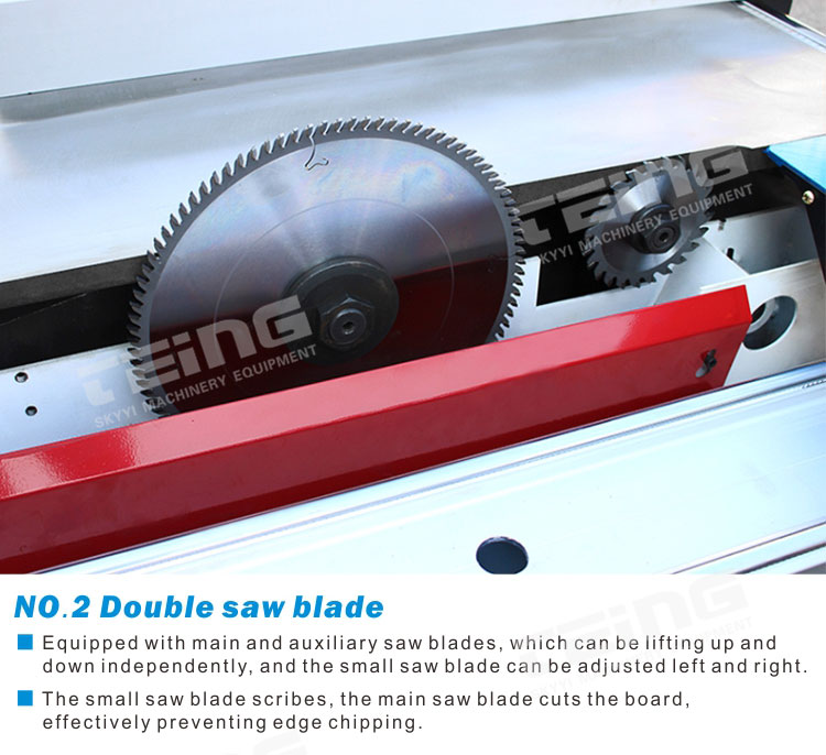 WSN3245 Precision Panel Saw with 4KW 0.75KW Power and 120MM Scoring Saw Blade Diameter