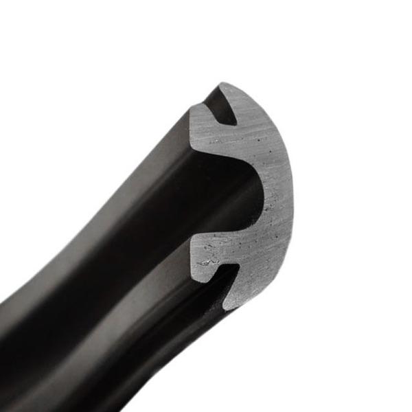 Eco-friendly Black Boat Edge Protective Bumper Rubber Strip for Boat Protection