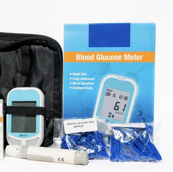 Mini Blood Glucometer 5-second Accurate Result Diabetes Glucose Monitor Home