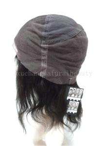 Quality Customized Virgin Human Hair Full Lace Wigs With Baby Hair , Natural Black 1b# wholesale