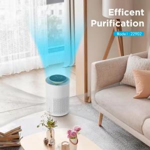 Quality 80m3/H PM2.5 Electric Air Purifier Office Small Desktop Air Purifier Remove Smoke Dust wholesale