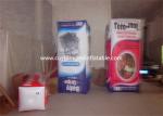 Waterproof Giant Inflatable Drink Carton , Inflatable Milk Box