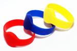 Silicone RFID Access Control Wristbands Waterproof RFID NFC Bracelets With Logo