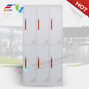 Quality Steel godrej storage locker with recessed handle,Knocked down structure,white color wholesale