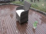 Rattan Conservatory Furniture , Bistro / Kitchen Dining Table Set