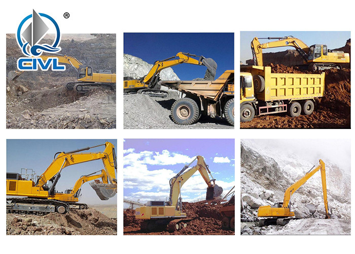 Large Excavator XCMC XE400D Excavator Long Arm Excavator 40 ton Mining Operations Excavator