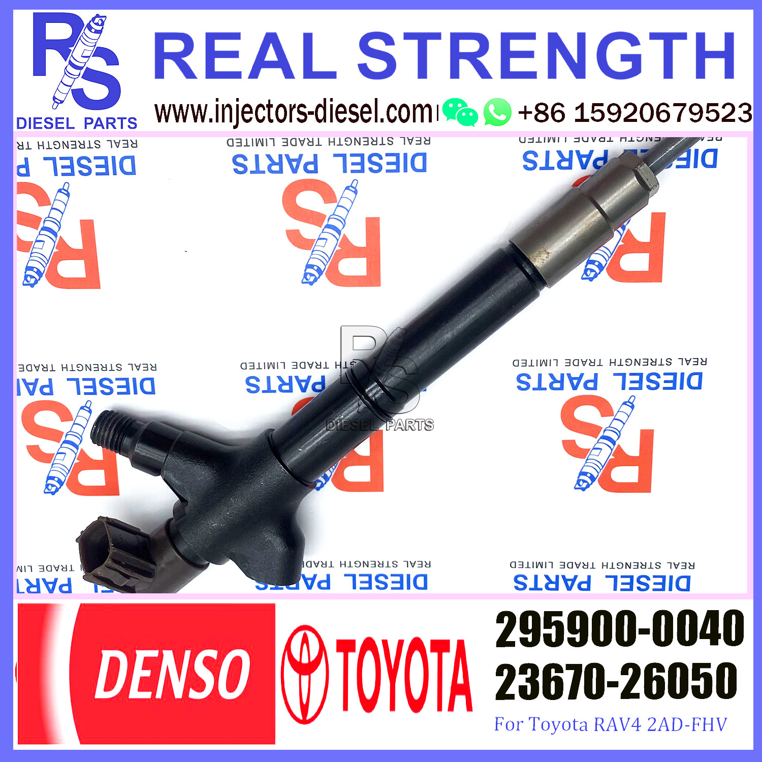Common Rail Fuel Injector 295900-0040 295900-0070 295900-0160 095000-0410 23670-0R080 23670-0R081 23670-29135 23670-2913