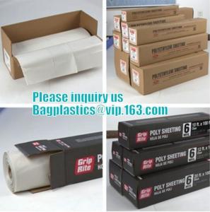 Quality clear plastic sheeting rolls hdpe clear film scrap, Professional China Plastic Sheeting Drop Cloth, plastic dust sheet f wholesale
