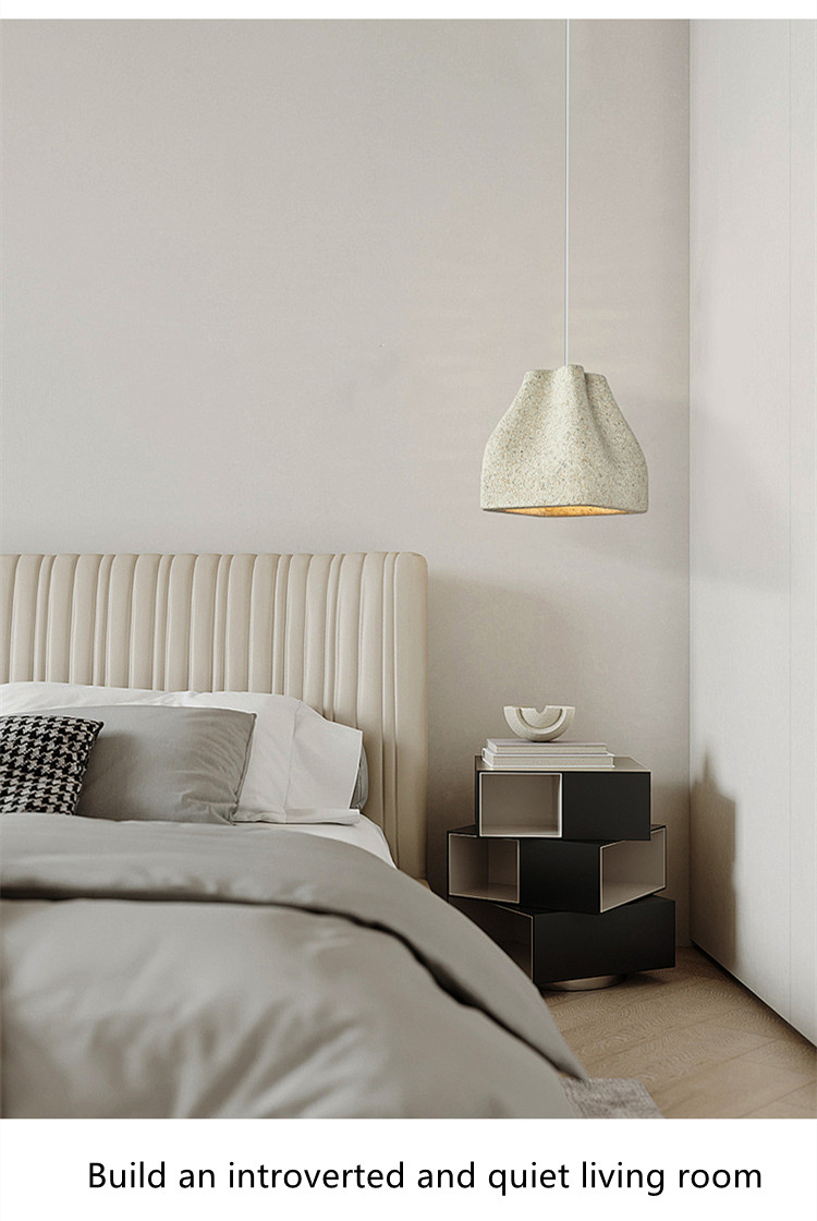 Japanese Style Wabi-sabi LED Restaurant Pendant Lamp Lustre Bedroom Model Room Chandelier (WH-VP-176）