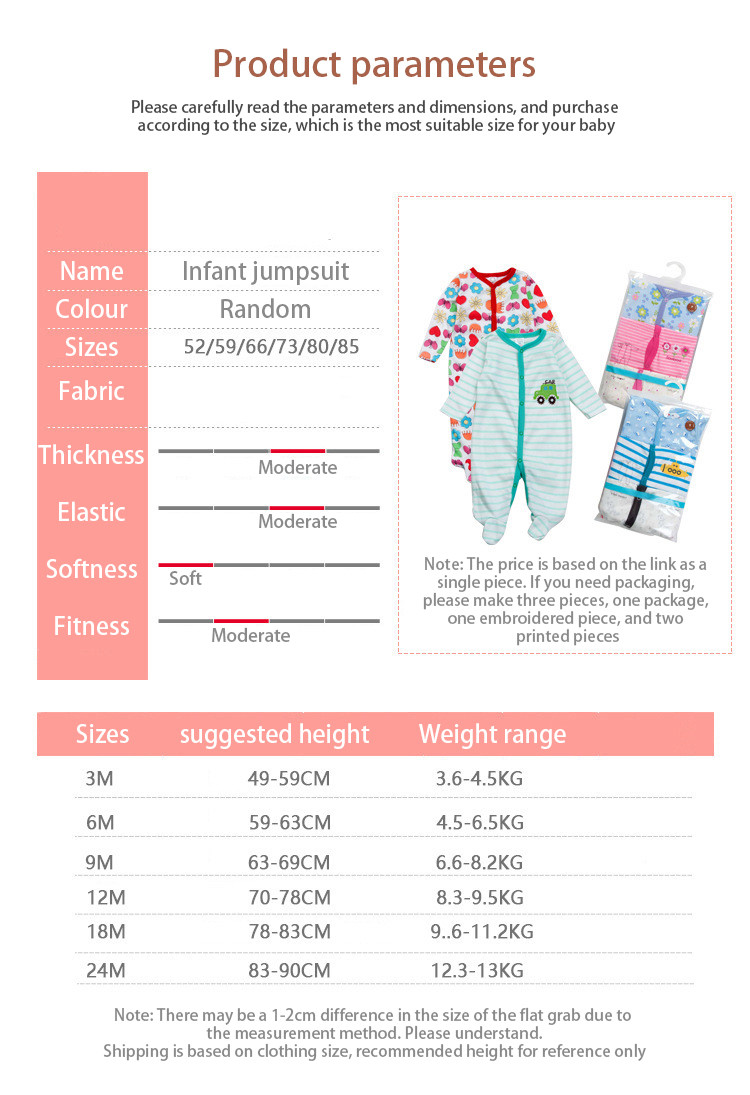 Top quality soft cotton print baby onesie footed romper wholesale