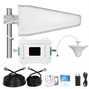 Quality Mobile Cell Phone Booster GSM900 DCS1800 WCDMA2100 Multi Band Repeater wholesale