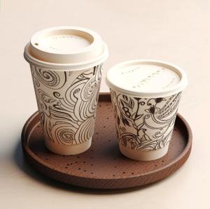 Quality Customized 32oz 970ml Double PE Single Paper Cup Heat resistant wholesale
