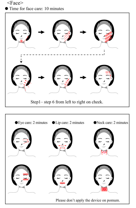 EMS Weight Loss Face Cleaning Device , Body Slimming Face Massager Machine