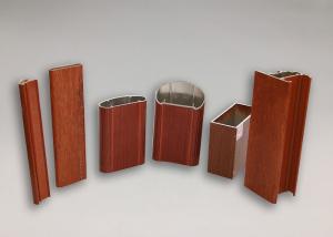Quality 6063 T6 Aluminium Wood Finish Standard Aluminum Extrusions Corrosion Resistance wholesale