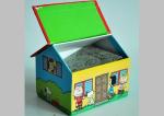 Personalized Coated Paper House Shape Gift Packaing Boxes For Children Gift With