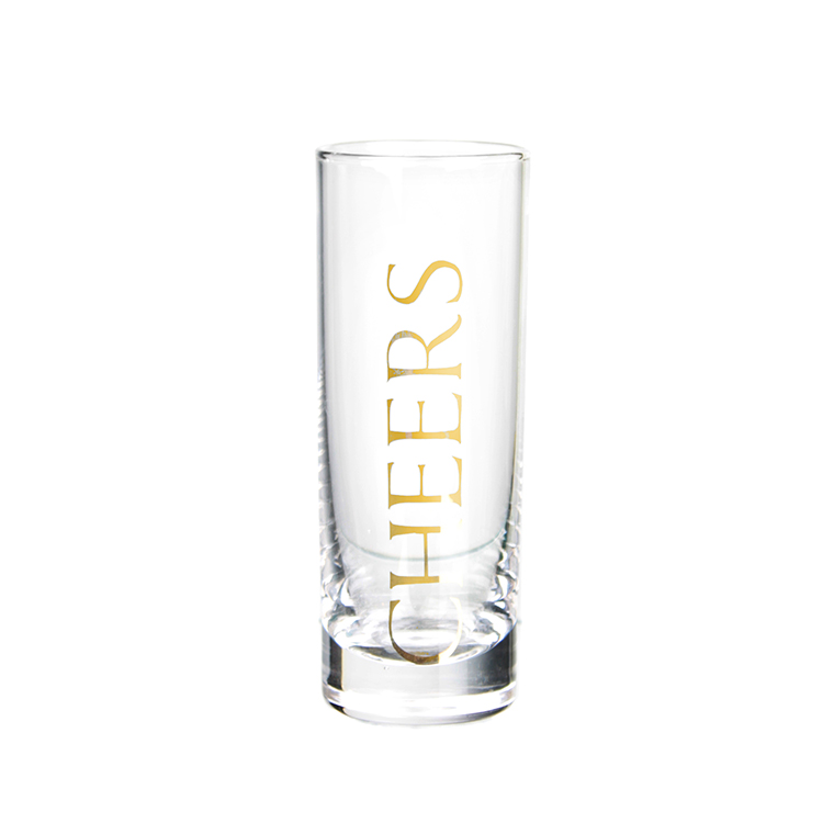 Wholesale Factory Price 60ml Transparent Shot Glass With Decoration