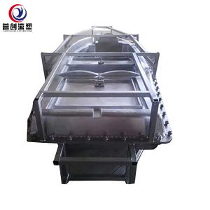 Quality LLDPE Rescue Plastic Boat Canoe Rotational Mould Customized wholesale